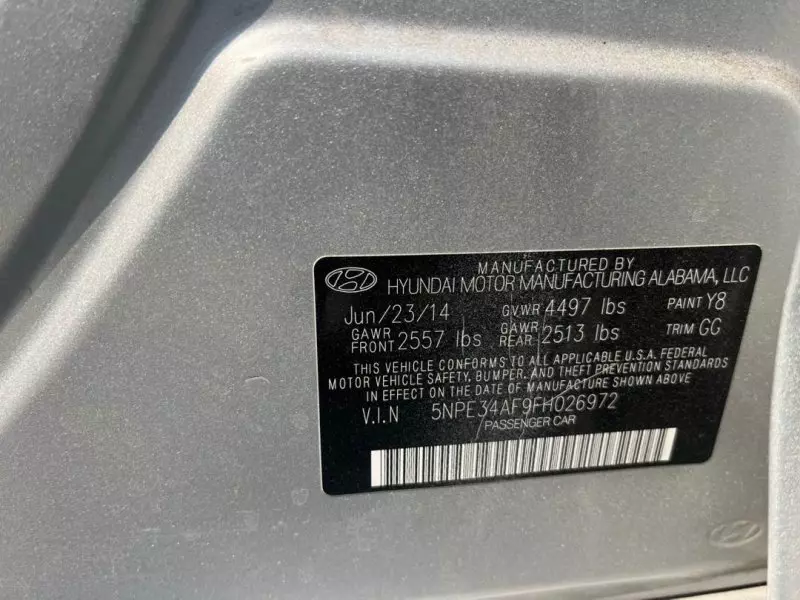 Hyundai Sonata - 2015