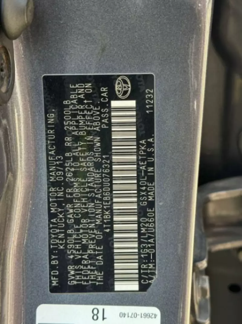 Toyota Avalon   - 2013