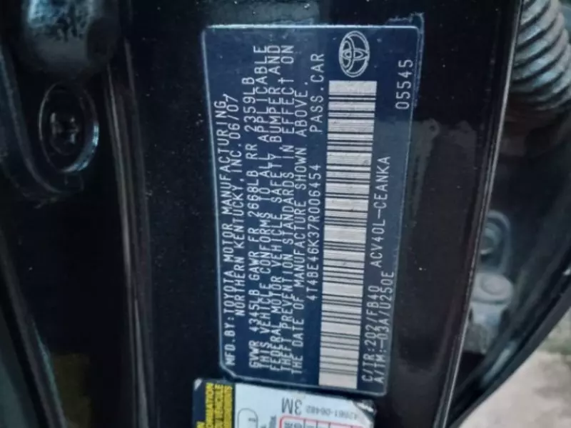 Toyota Camry   - 2007