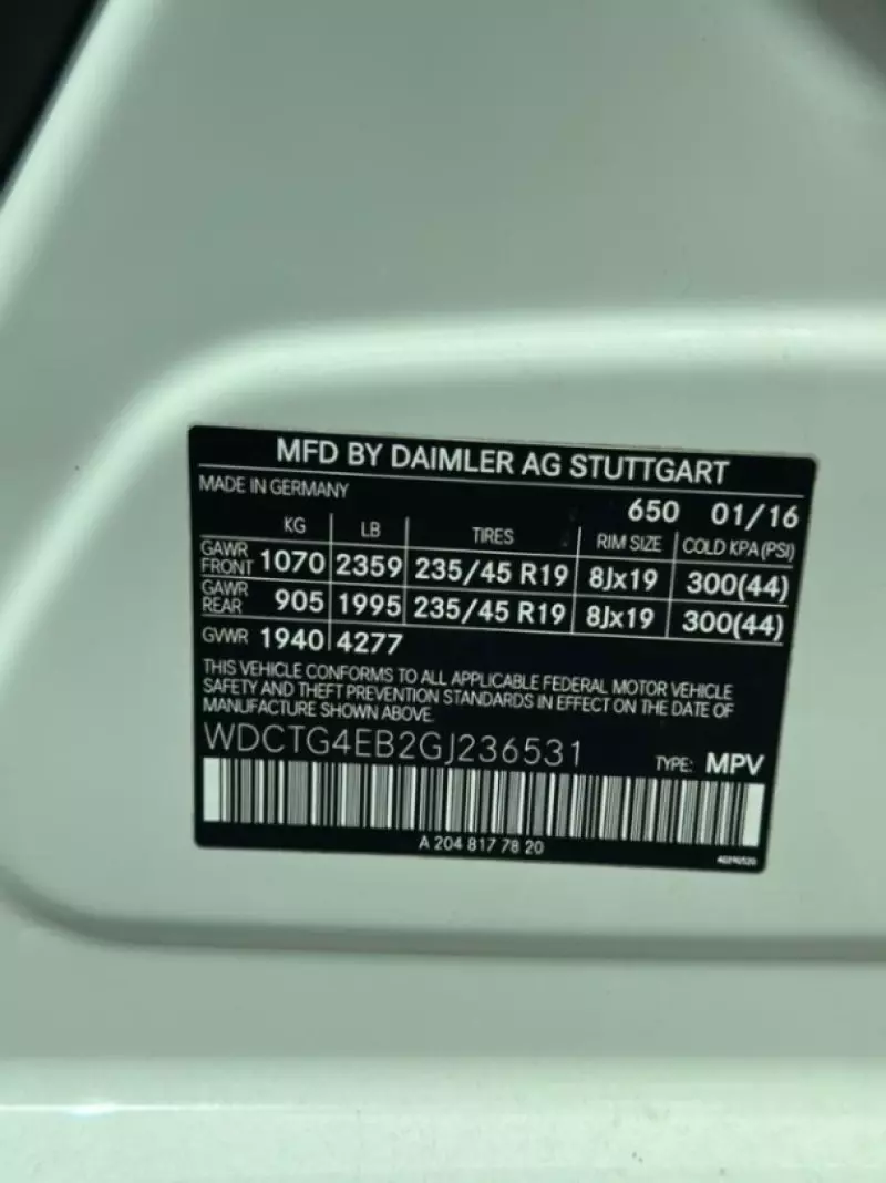 Mercedes-Benz GLA-Class - 2016