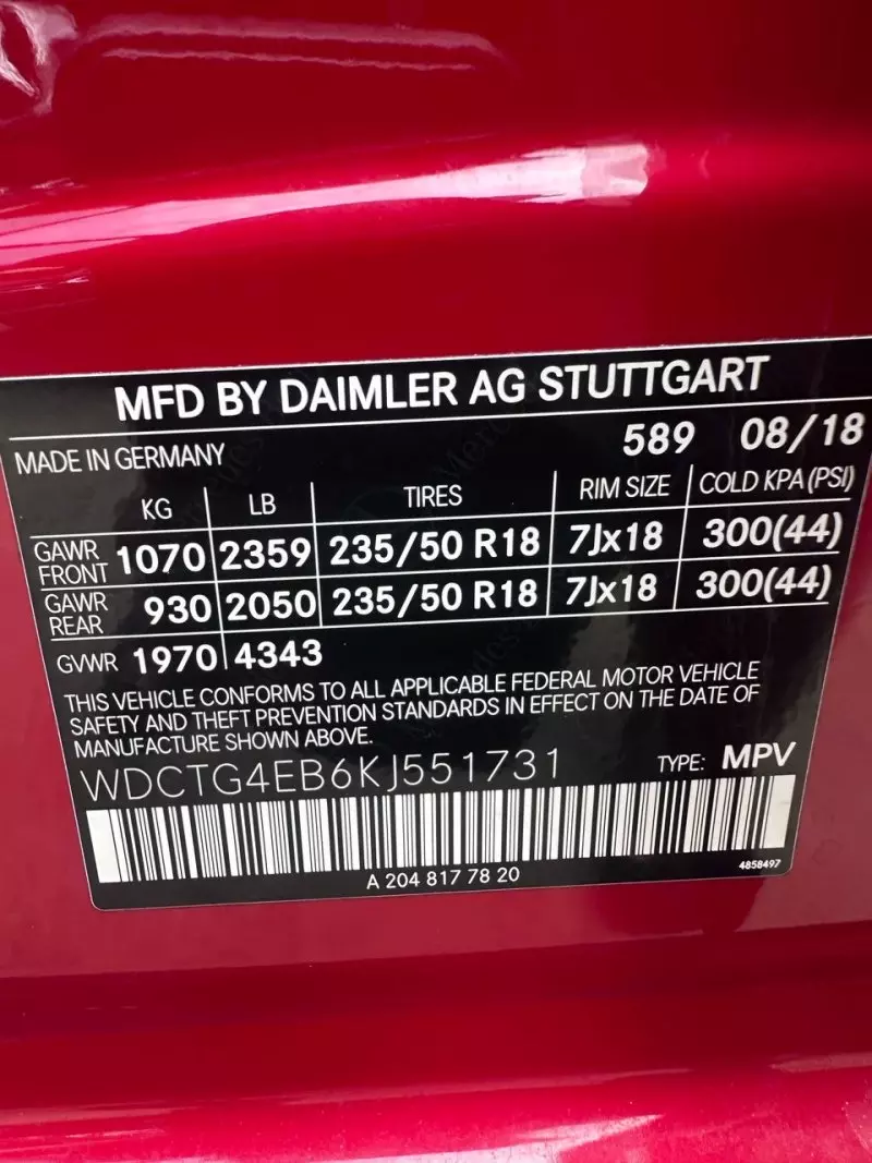 Mercedes-Benz GLA-Class   - 2019