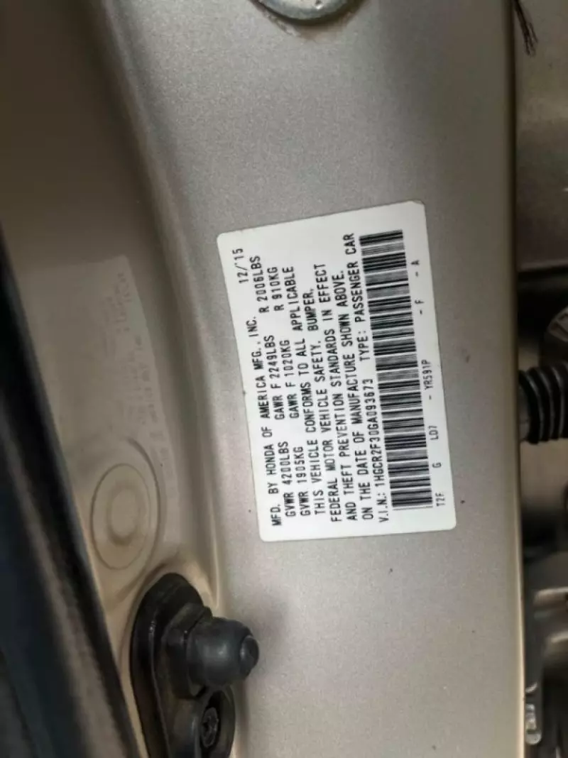 Honda Accord   - 2016