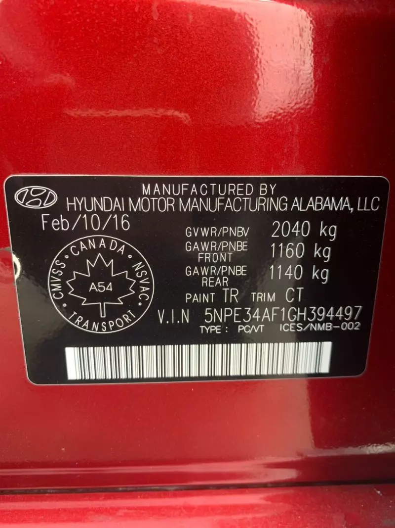 Hyundai Sonata   - 2016