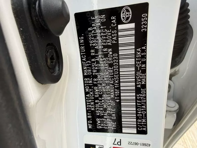 TOYOTA Camry   - 2014