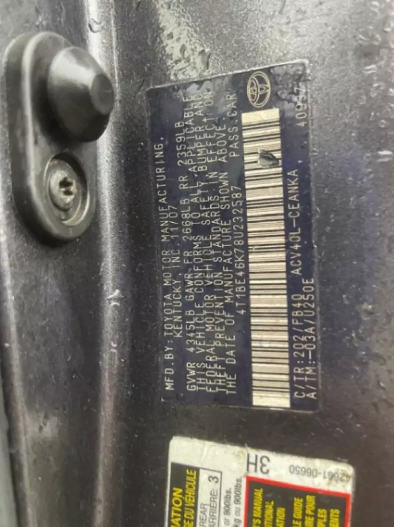 Toyota Camry   - 2008