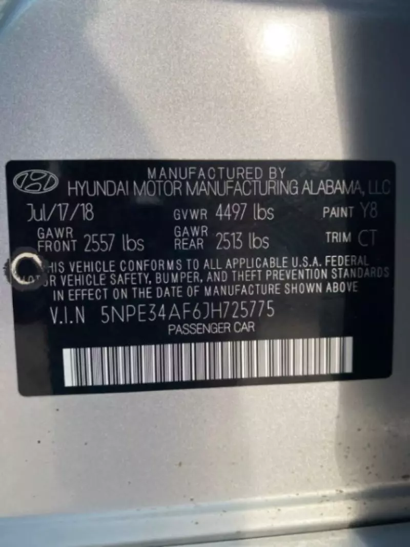 Hyundai Sonata   - 2018
