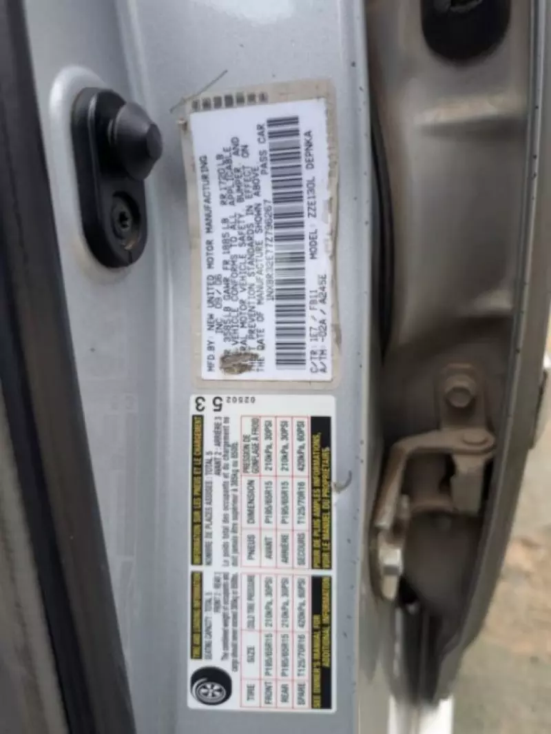 TOYOTA Corolla   - 2007