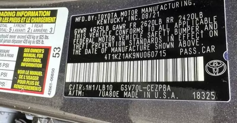TOYOTA Camry - 2022