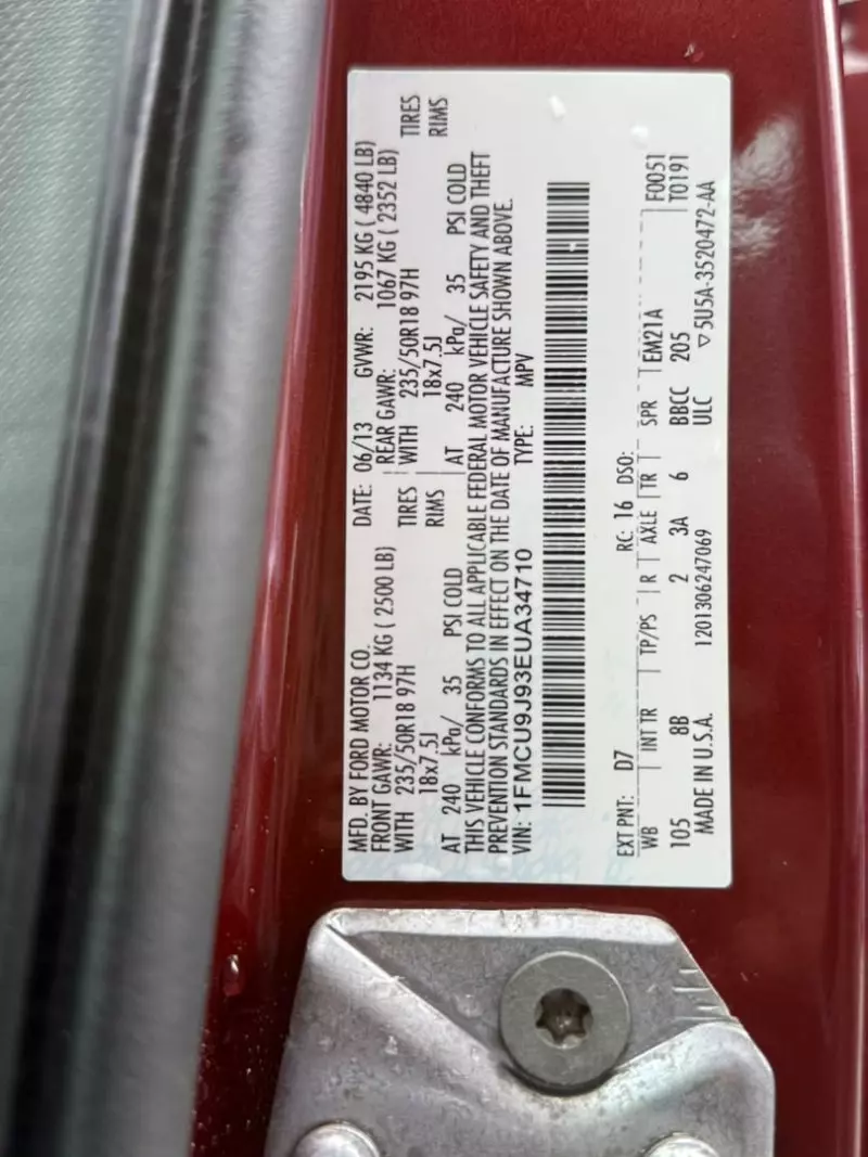 Ford Escape   - 2014
