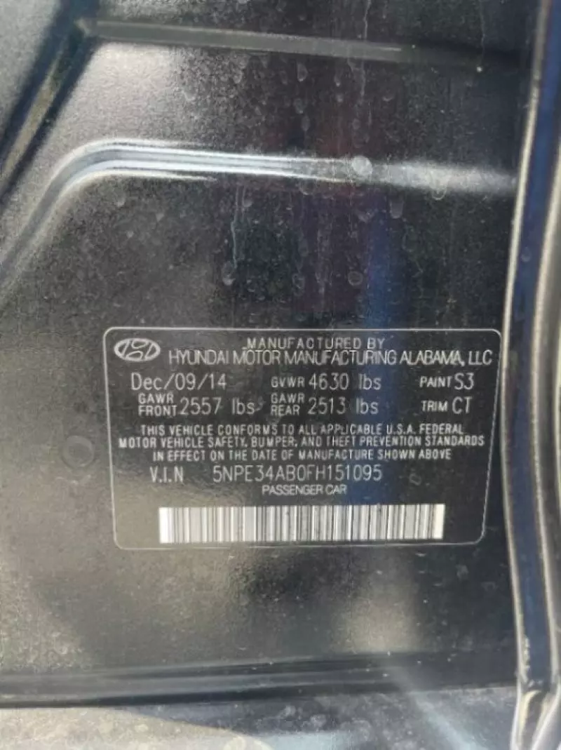 Hyundai Sonata   - 2015