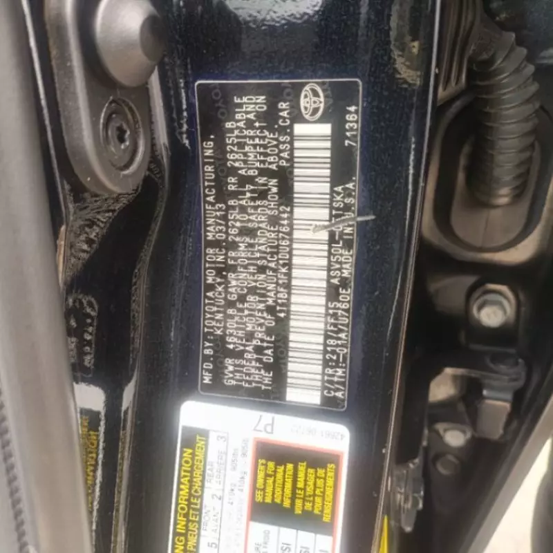Toyota Camry - 2013
