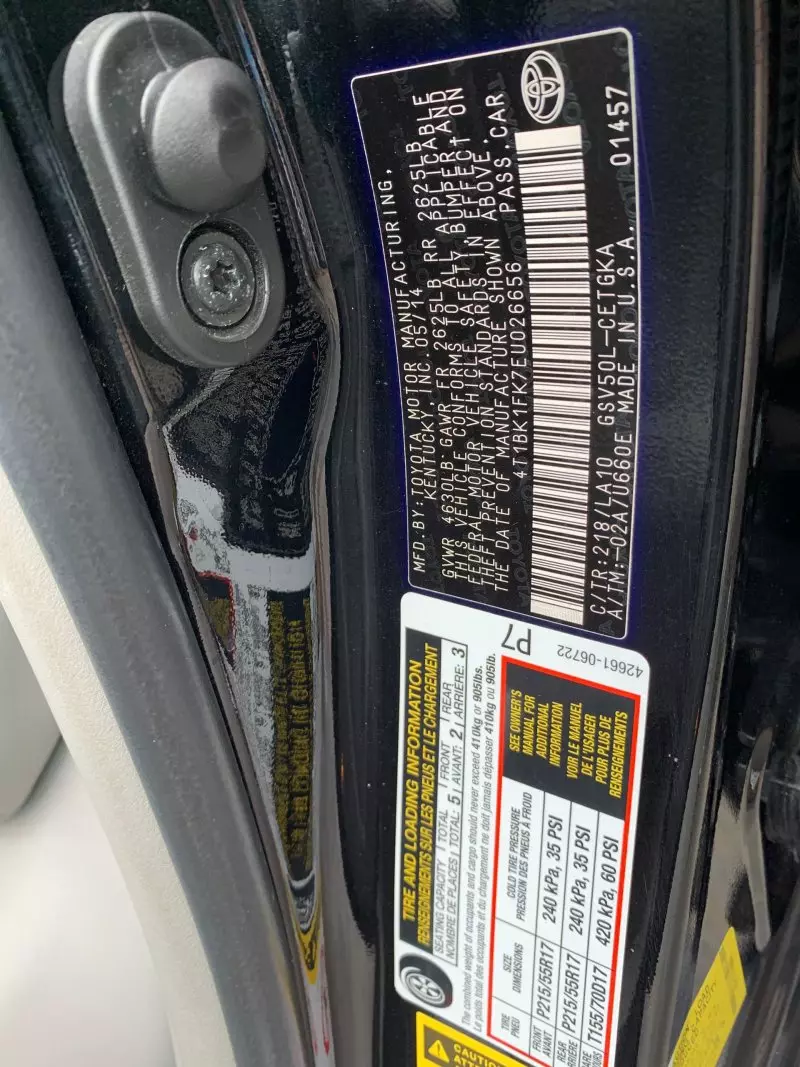 TOYOTA Camry   - 2014
