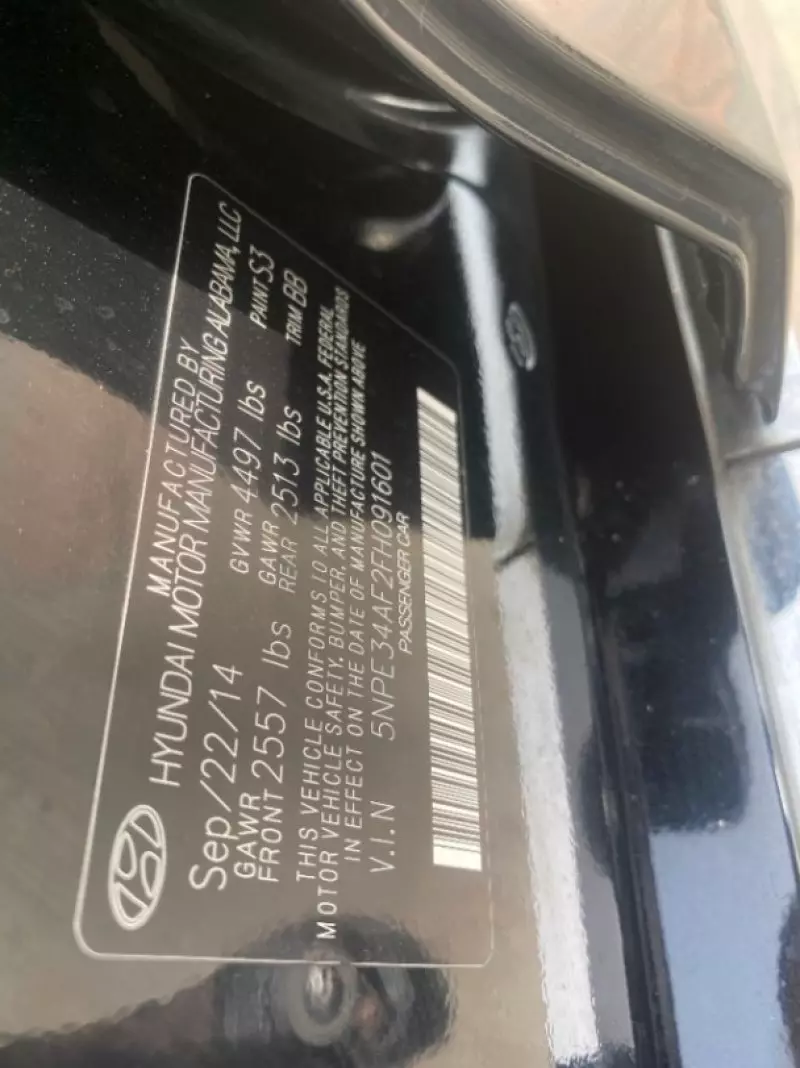 Hyundai Sonata - 2015