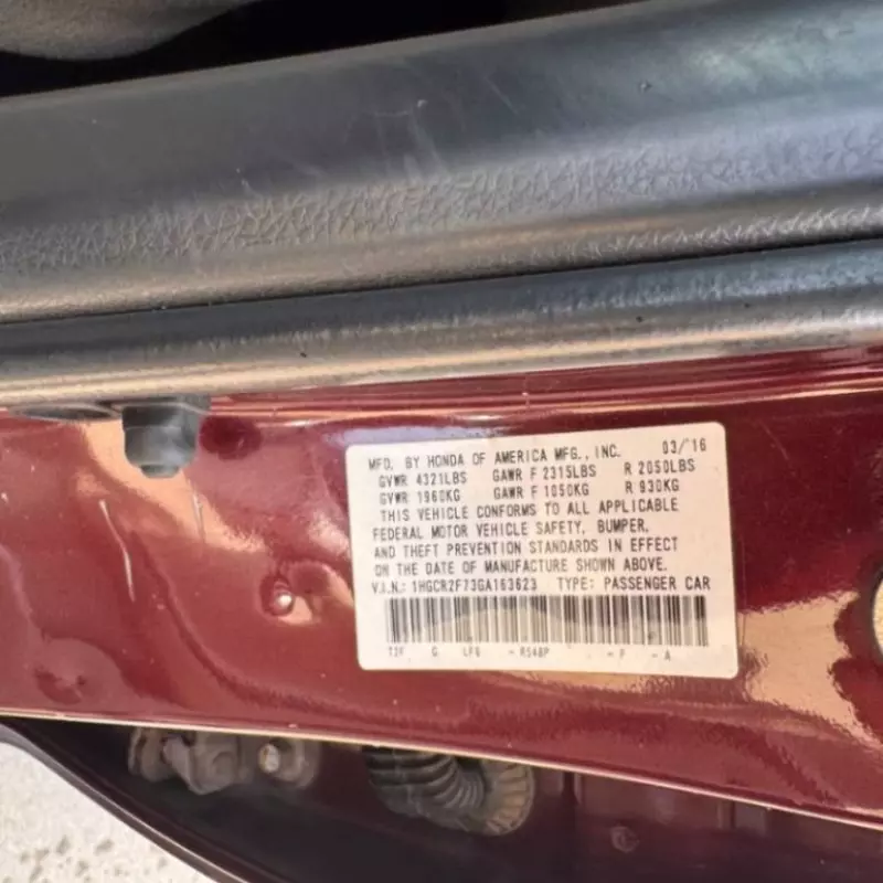 Honda Accord   - 2016