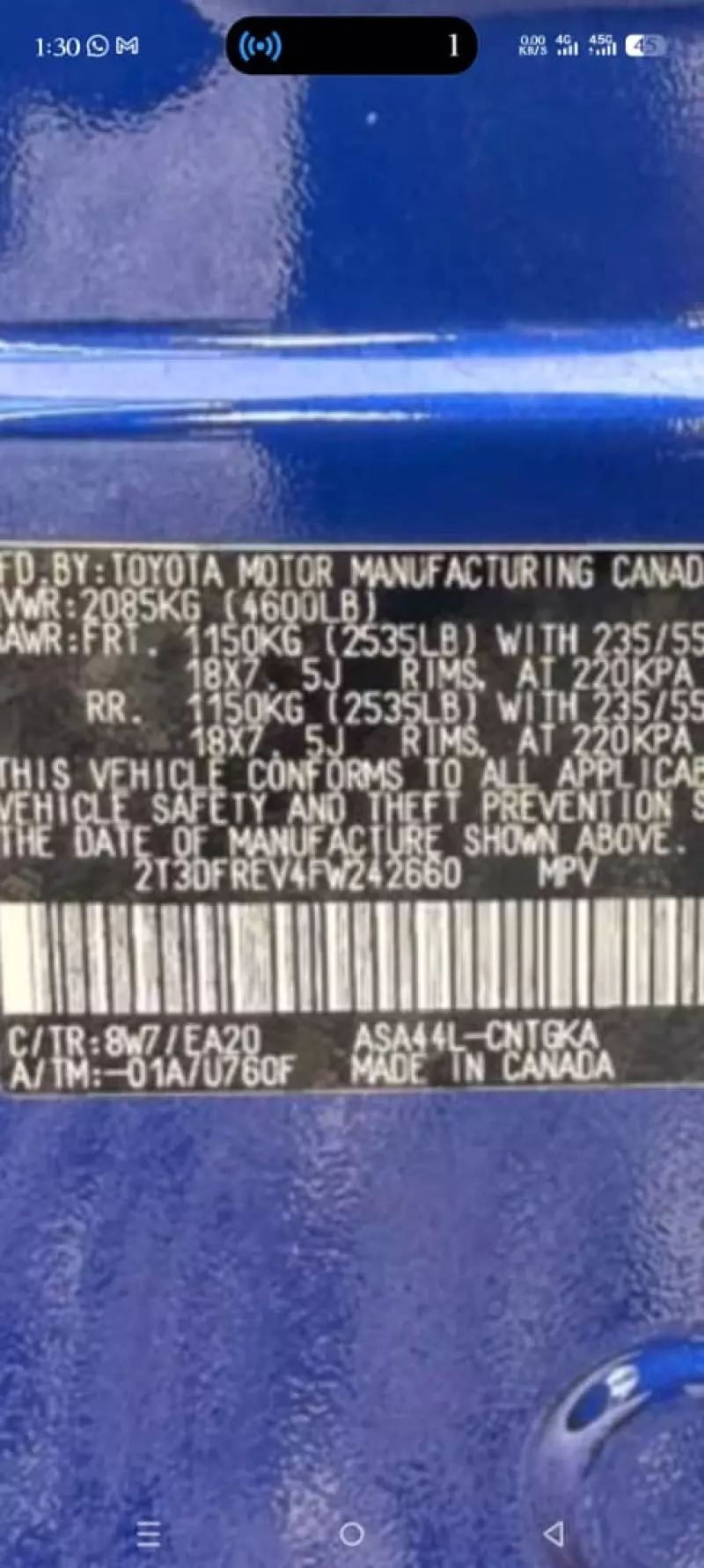 TOYOTA Rav4 - 2015