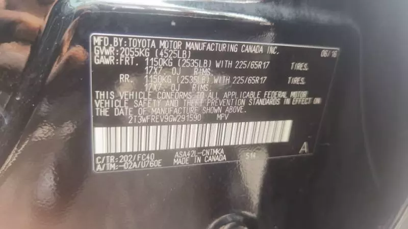 Toyota RAV 4   - 2016