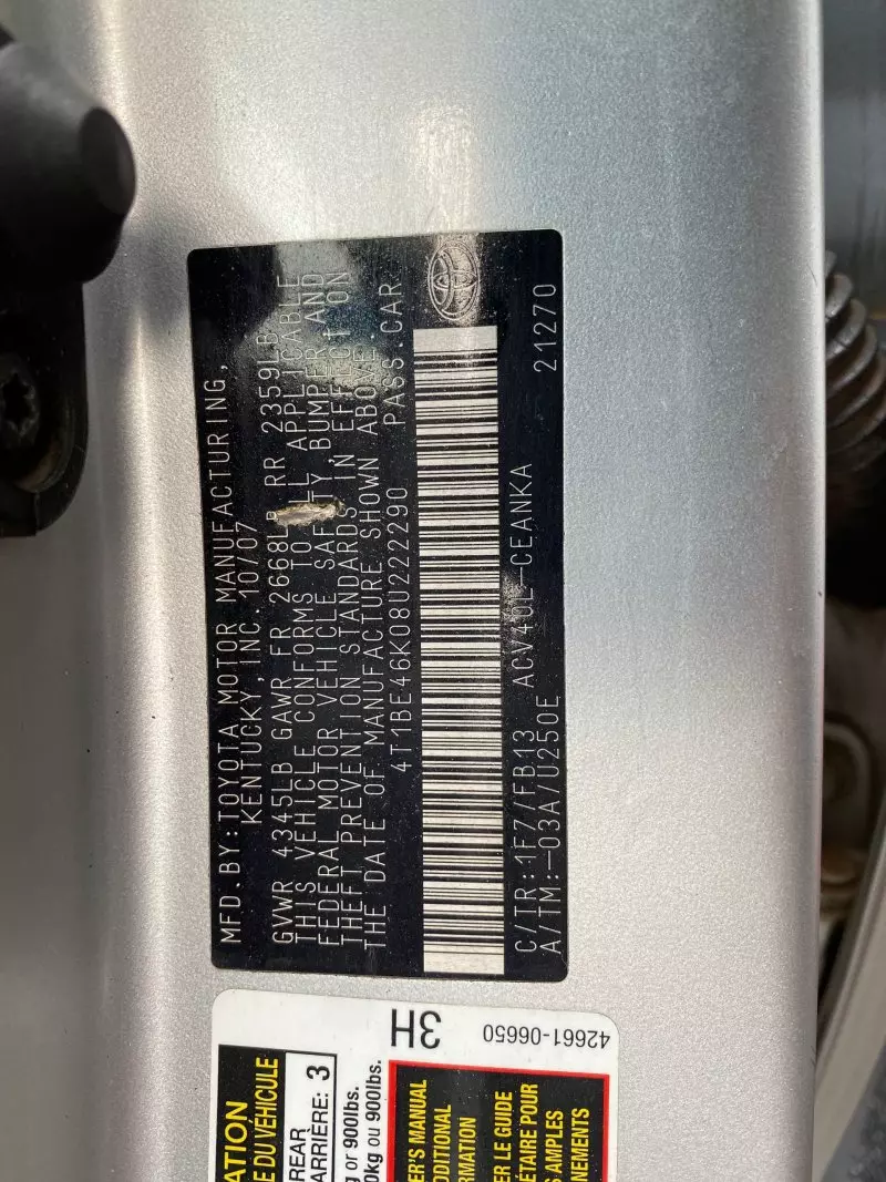 Toyota Camry   - 2008