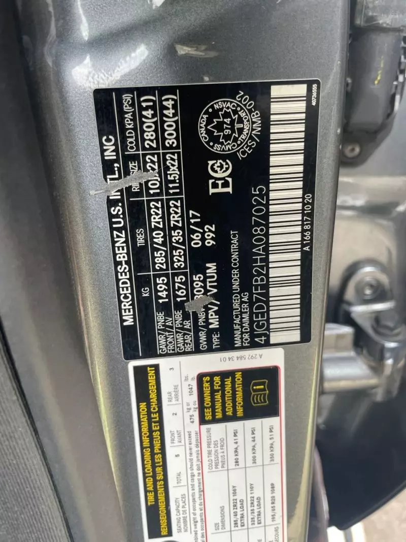 Mercedes-Benz GLE-Class   - 2017