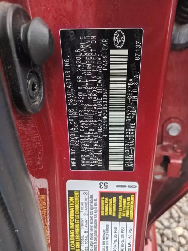 Toyota Camry   - 2018