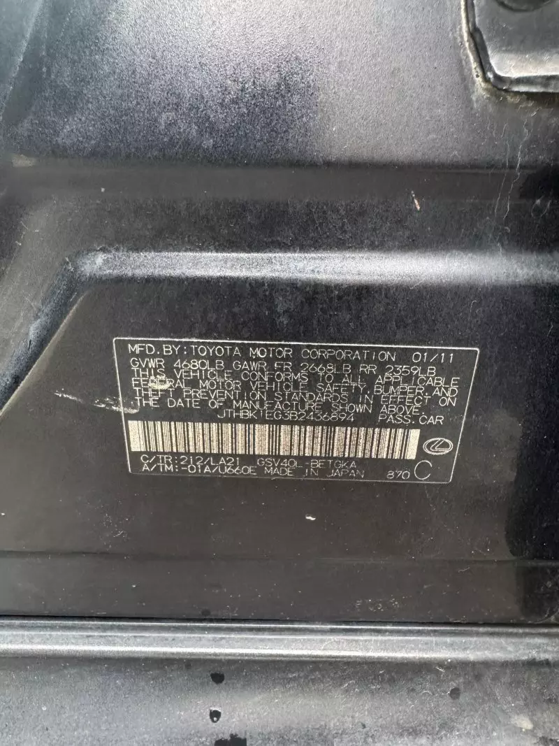Lexus ES 350 - 2011
