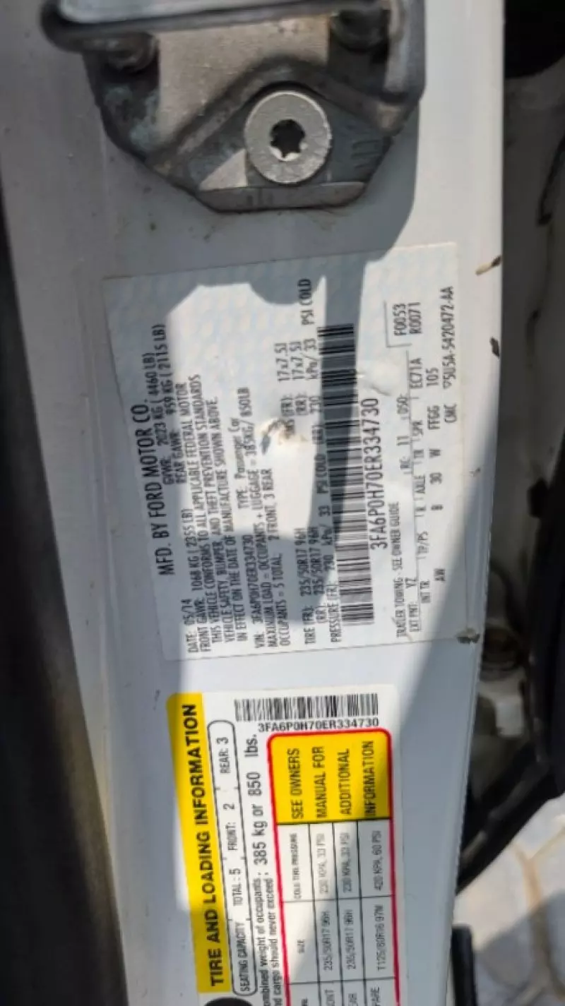 Ford Fusion - 2014