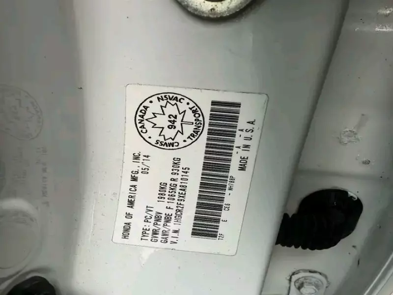 Honda Accord   - 2014
