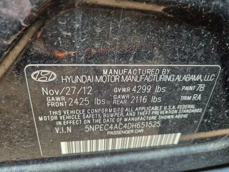 Hyundai Sonata - 2013