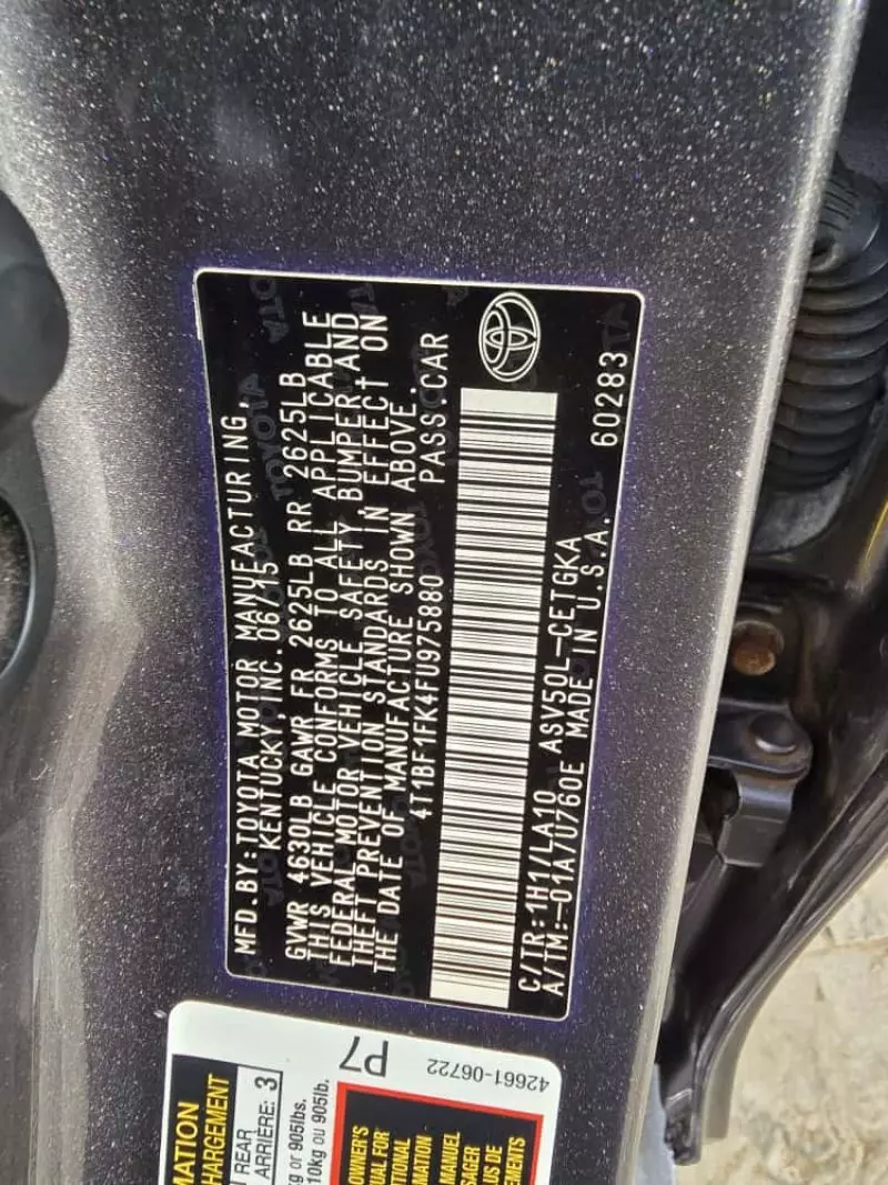 Toyota Camry   - 2015