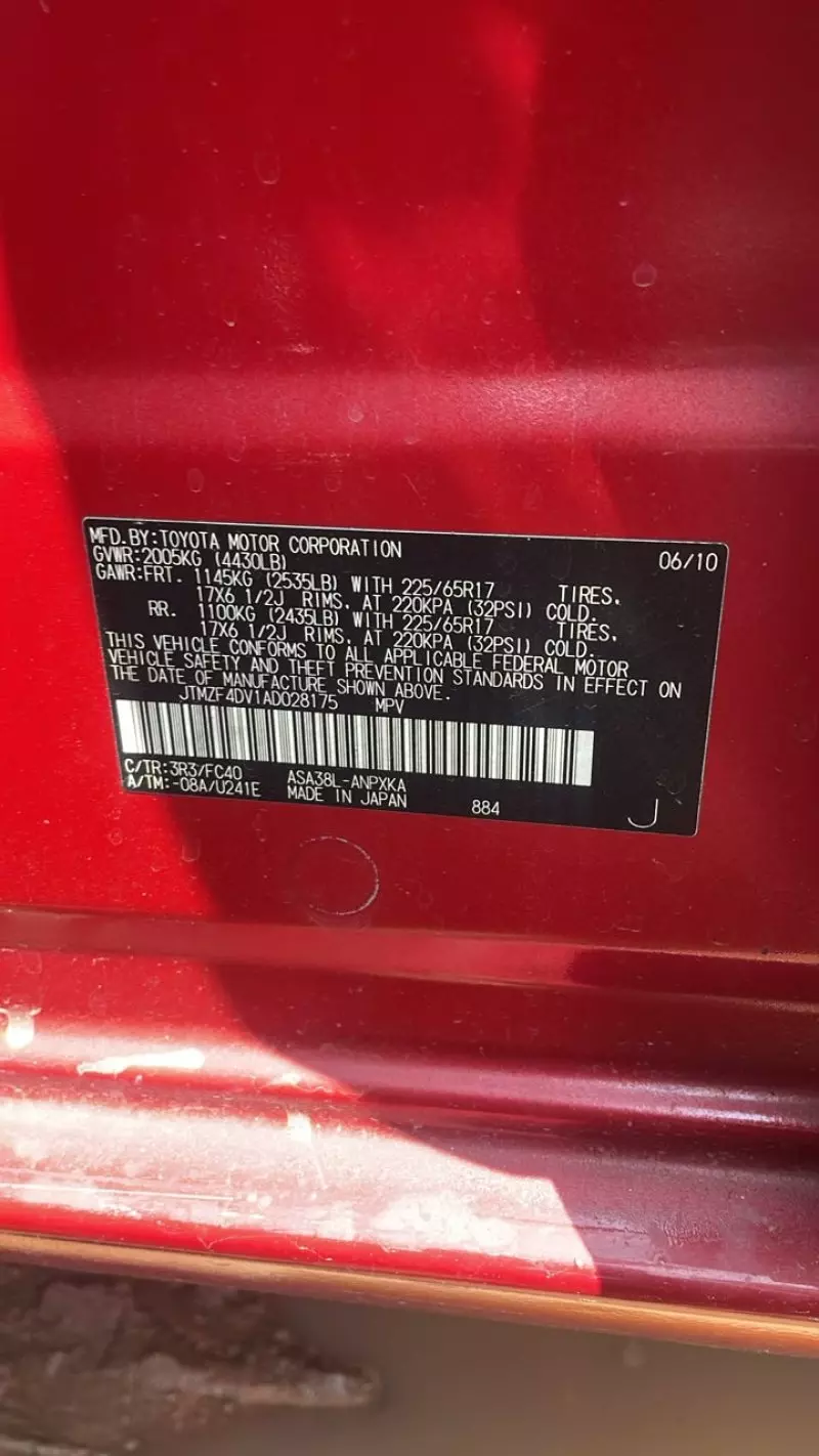TOYOTA RAV 4 - 2010