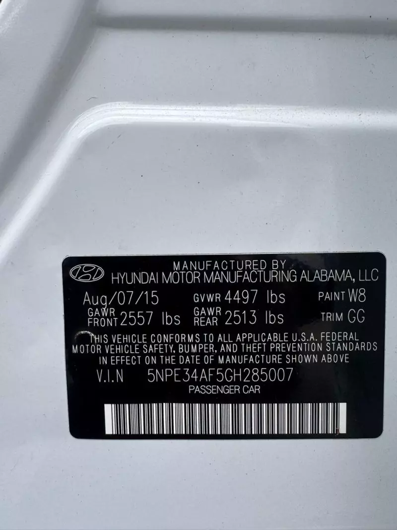 Hyundai Sonata - 2015