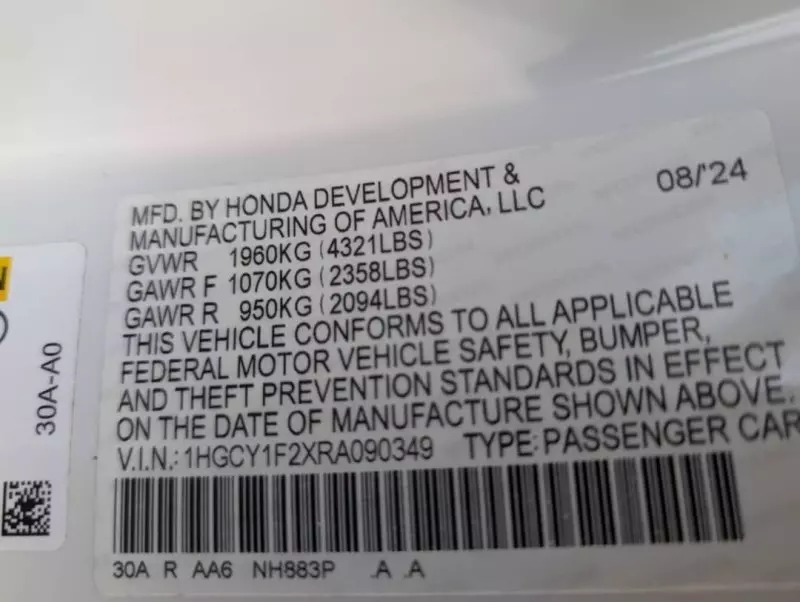 Honda Accord   - 2024