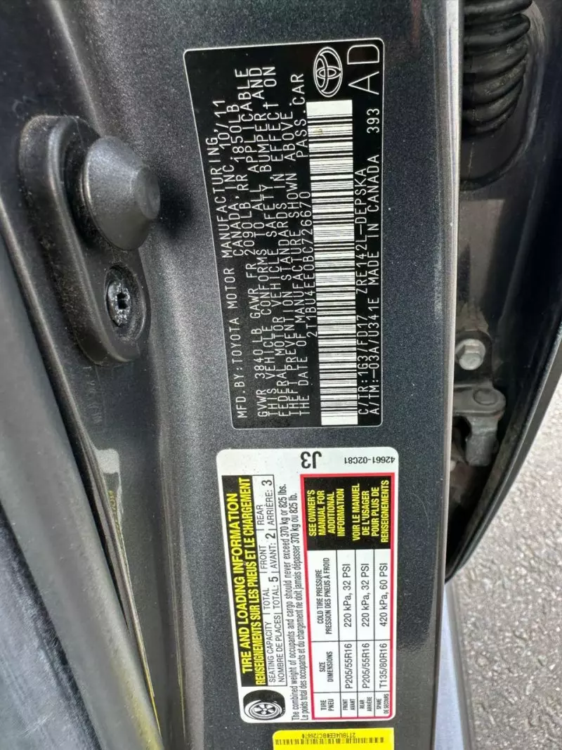 Toyota Corolla - 2011
