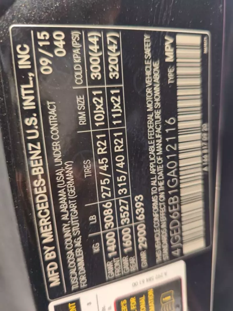 Mercedes-Benz GLE-Class   - 2016