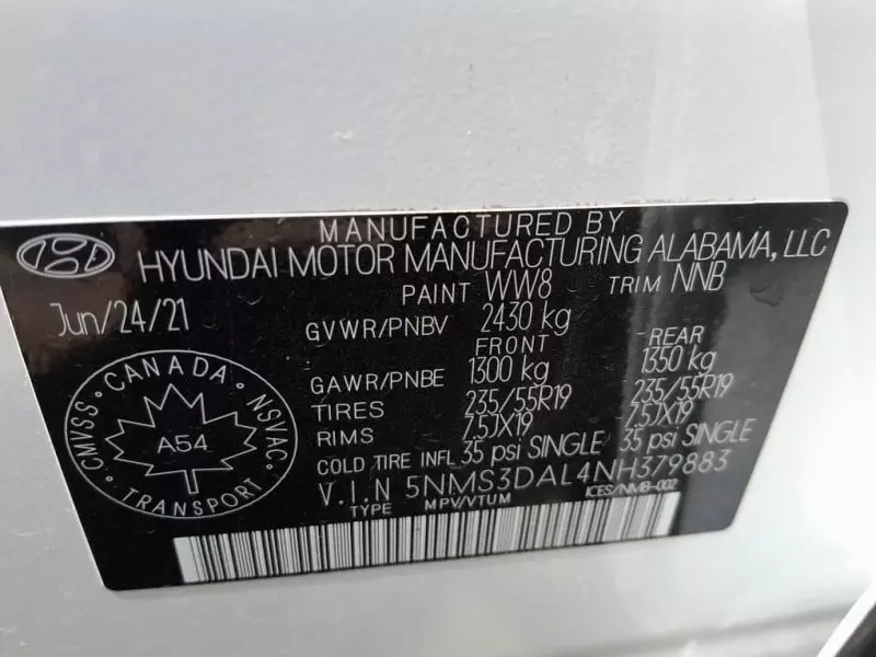 Hyundai Santa Fe   - 2021