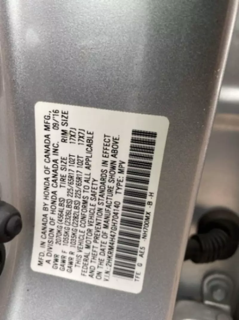 Honda Cr-v   - 2016