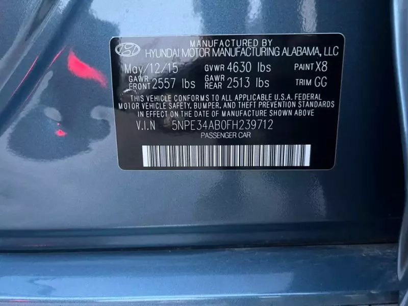 Hyundai Sonata   - 2015