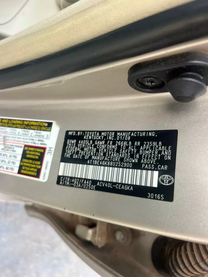 Toyota Camry   - 2008