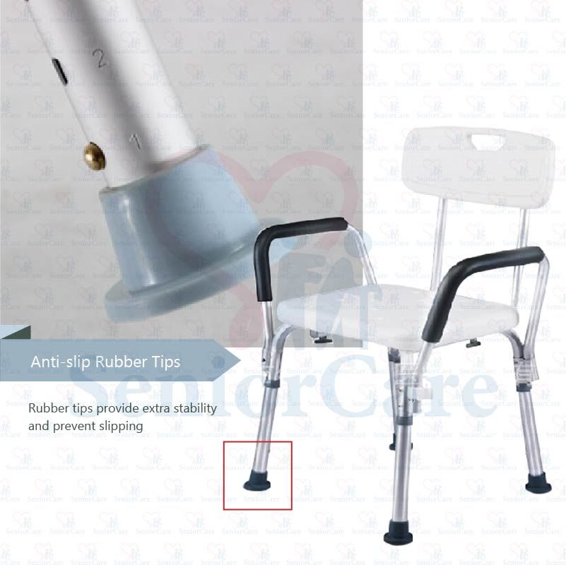 Shower Chair Handle AntiSlipTips