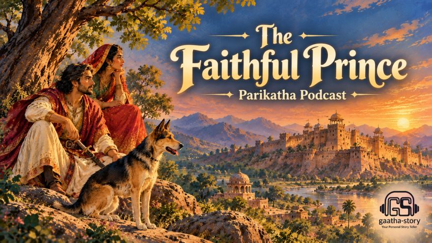 Feature image for the story The Faithful Prince by gaathastory. Parikatha Podcast