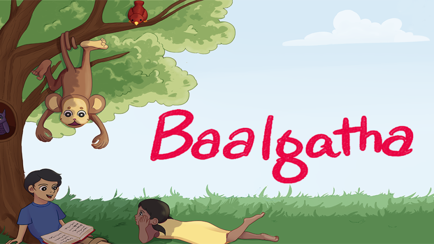 Feature image for baalgatha podcast by gaathastory