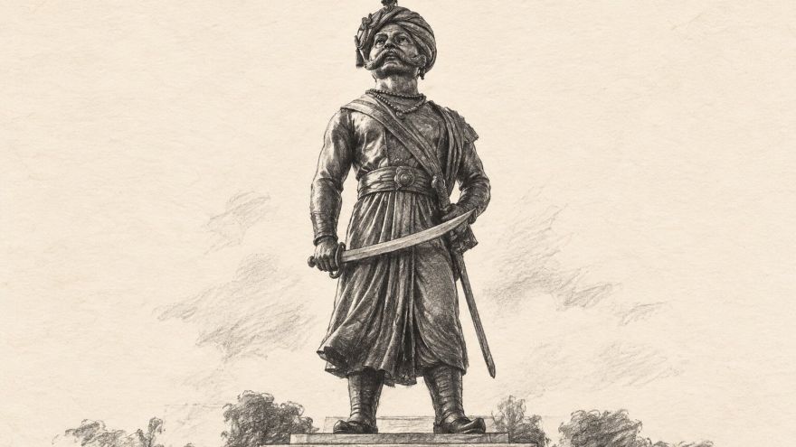 Feature image- Kempe Gowda the First. Podcast by baalgatha