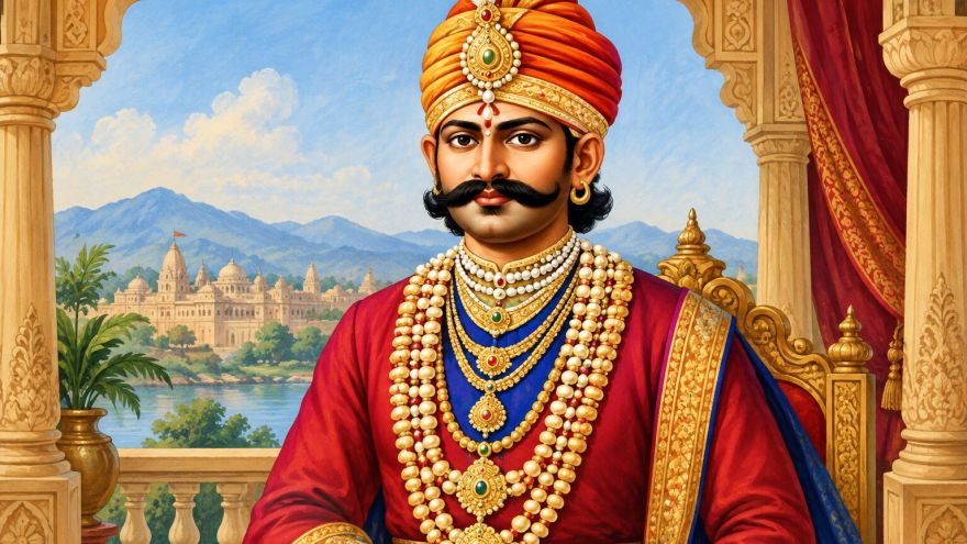 Concept image of King Nimi from Ancient India on Devgatha Podcast