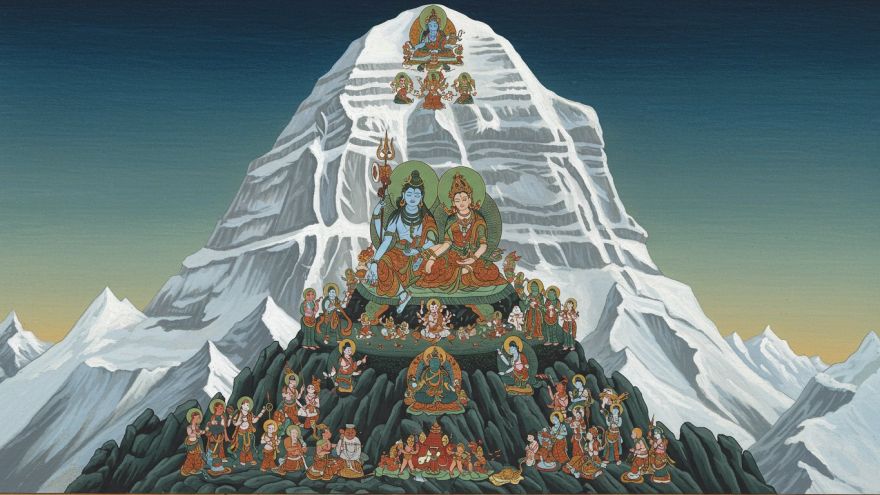 Feature image for Mythological Tales of the Himalayas. gaathastory