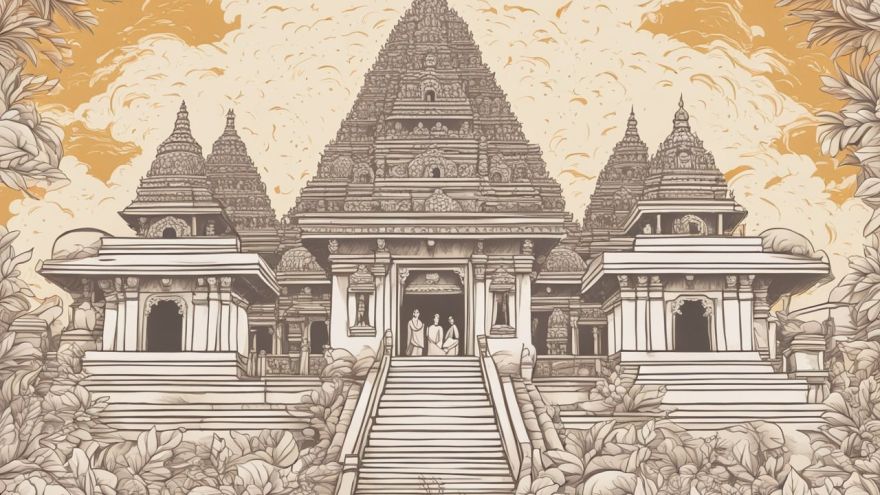 Feature Image for Shantadurga Festival. Blog of Amar Vyas