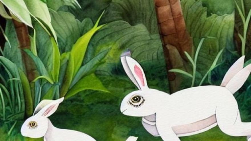 Hare on the moon. Podcast by gaathastory