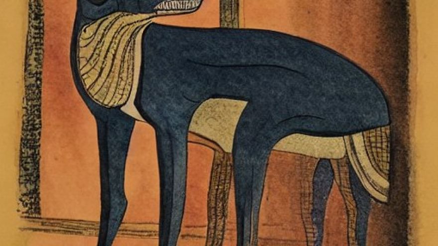 Image of a Jackal used in the story the Jackal and the Barber on Fairytales of India Podcast by gaathastory