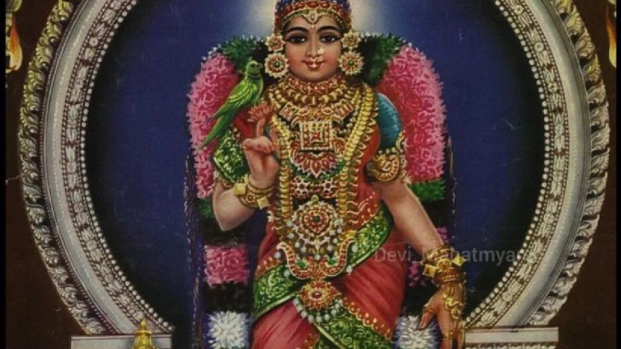 Praying to Bangaru Kamakshi Amman cover