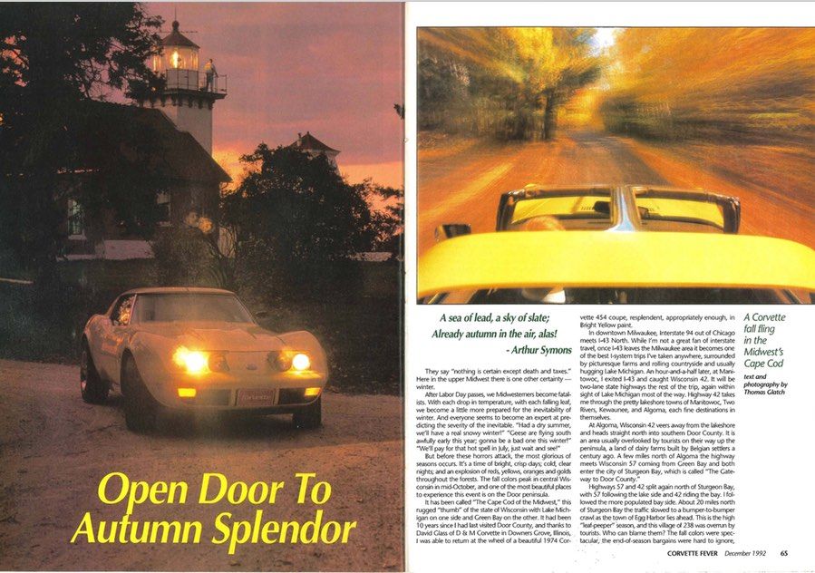 Corvette Fever October 1992