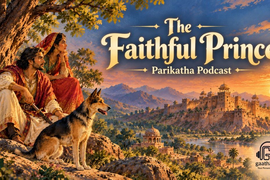 Feature image for the story The Faithful Prince by gaathastory. Parikatha Podcast