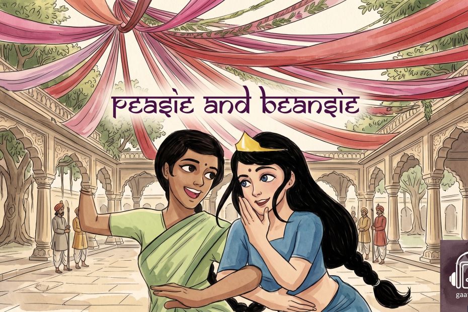 cover image for story peasie and beansie- story on parikatha podcast by gaathastory